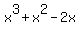 x%5E3%2Bx%5E2-2x