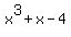 x%5E3%2Bx-4