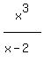 x%5E3%2F%28x-2%5E%22%22%29