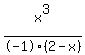 x%5E3%2F-1%282-x%29