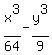 x%5E3%2F64+-+y%5E3%2F9