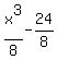 x%5E3%2F8-24%2F8