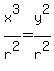 x%5E3%2Fr%5E2=y%5E2%2Fr%5E2