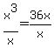 x%5E3%2Fx=36x%2Fx