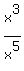 x%5E3%2Fx%5E5