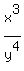 x%5E3%2Fy%5E4