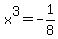 x%5E3=-1%2F8