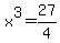 x%5E3=27%2F4