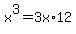 x%5E3=3x%2A12