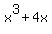 x%5E3+%2B+4x