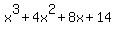 x%5E3+%2B+4x%5E2+%2B+8x+%2B+14