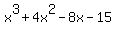 x%5E3+%2B+4x%5E2+-+8x+-+15+