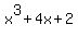 x%5E3+%2B+4x+%2B+2