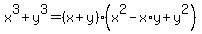 x%5E3+%2B+y%5E3+=+%28x%2By%29%28x%5E2-x%2Ay%2B+y%5E2%29