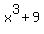 x%5E3+%2B9