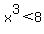 x%5E3+%3C+8