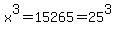 x%5E3+=+15265+=+25%5E3