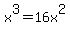 x%5E3+=+16x%5E2