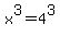 x%5E3+=+4%5E3