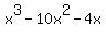 x%5E3+-+10x%5E2+-+4x
