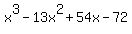 x%5E3+-+13x%5E2+%2B+54x+-+72