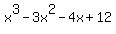 x%5E3+-+3x%5E2+-+4x+%2B+12