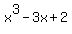 x%5E3+-+3x+%2B+2