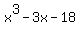 x%5E3+-+3x+-+18