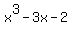 x%5E3+-+3x+-+2