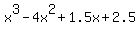 x%5E3+-+4x%5E2+%2B+1.5x+%2B+2.5