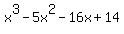 x%5E3+-+5x%5E2+-16x+%2B+14