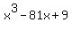 x%5E3+-+81x+%2B9