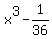 x%5E3-1%2F36
