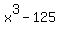 x%5E3-125