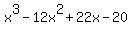 x%5E3-12x%5E2%2B22x-20