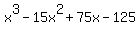 x%5E3-15x%5E2%2B75x-125