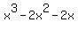 x%5E3-2x%5E2-2x