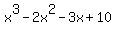 x%5E3-2x%5E2-3x%2B10