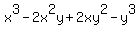 x%5E3-2x%5E2y%2B2xy%5E2-y%5E3