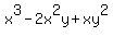 x%5E3-2x%5E2y%2Bxy%5E2