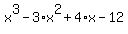 x%5E3-3%2Ax%5E2%2B4%2Ax-12