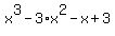 x%5E3-3%2Ax%5E2-x%2B3