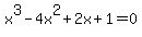 x%5E3-4x%5E2%2B2x%2B1=0