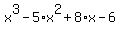 x%5E3-5%2Ax%5E2%2B8%2Ax-6