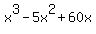 x%5E3-5x%5E2%2B60x