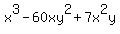 x%5E3-60xy%5E2%2B7x%5E2y