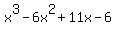 x%5E3-6x%5E2%2B11x-6
