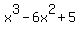 x%5E3-6x%5E2%2B5