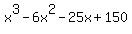 x%5E3-6x%5E2-25x%2B150