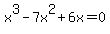 x%5E3-7x%5E2%2B6x=0